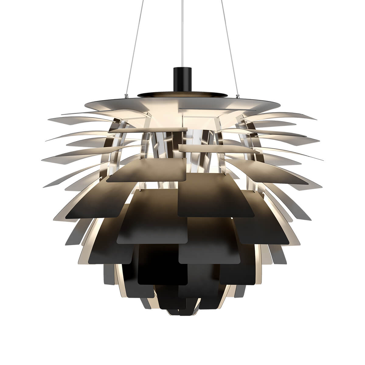 Louis Poulsen PH Artichoke 600 Pendelleuchte, Ø: 60 cm, schwarz