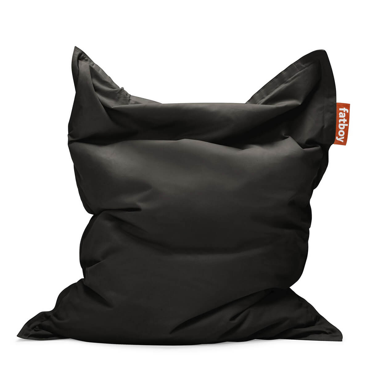 Fatboy Original Canvas Recycled Sitzsack, Black Licorice (schwarz)