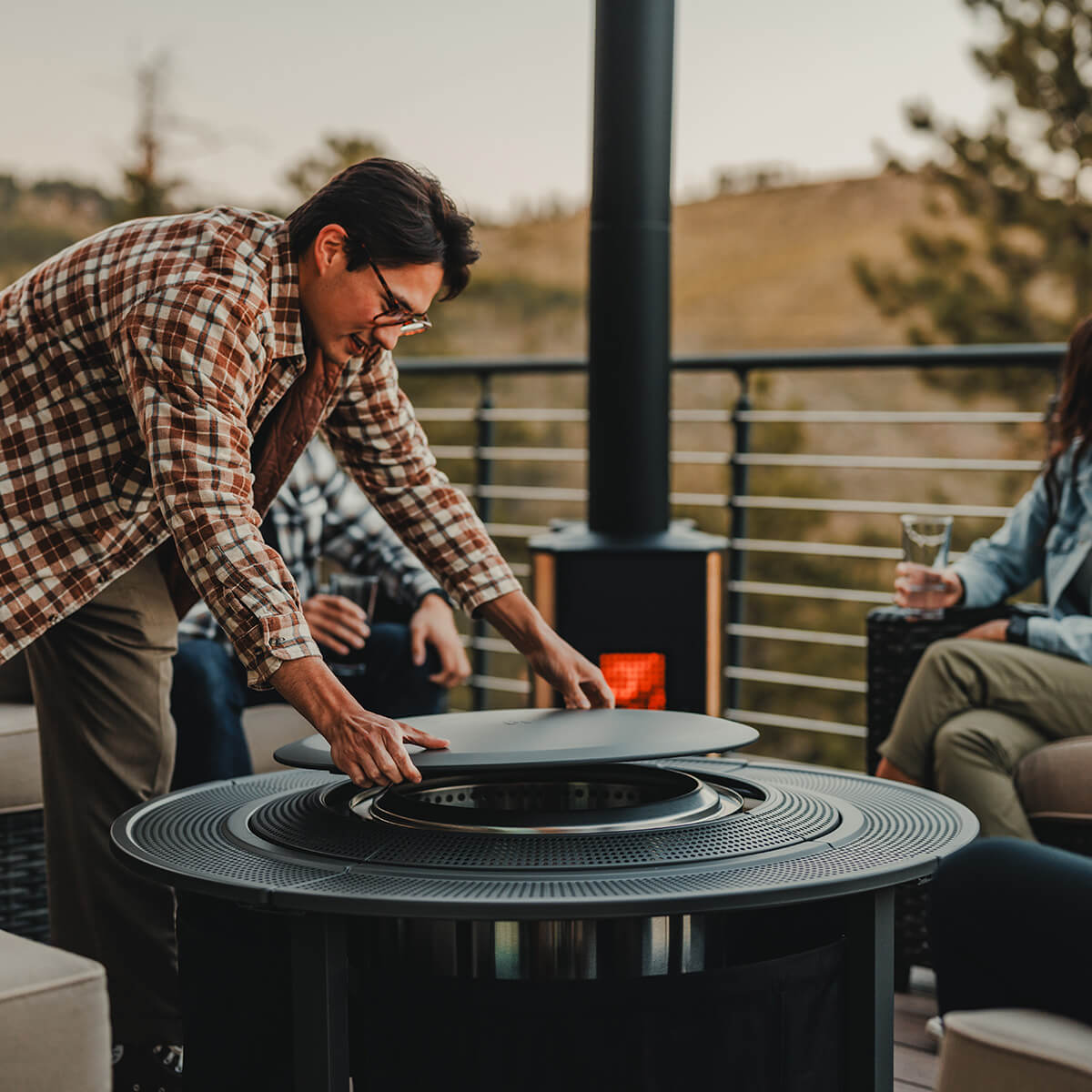 Solo Stove Surround Feuerschalentisch Deckel, small, für Ranger & Bonfire (Tisch nicht inbegriffen)