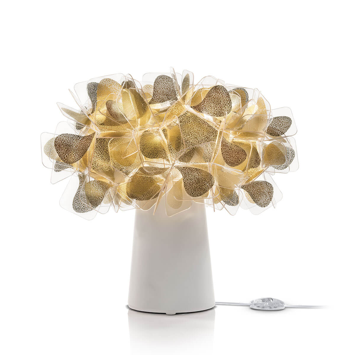 Slamp Clizia Mama Non Mama Table, Gold / weiß
