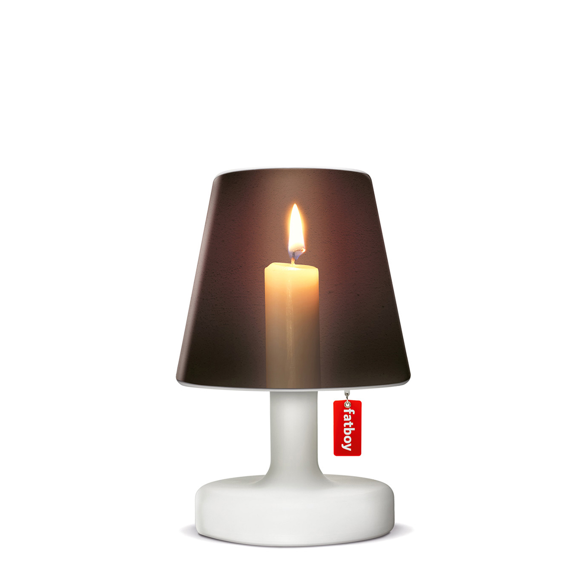 Fatboy Edison the Petit LED Akkuleuchte mit Cooper Cappie Candlelight, Kerzenmotiv