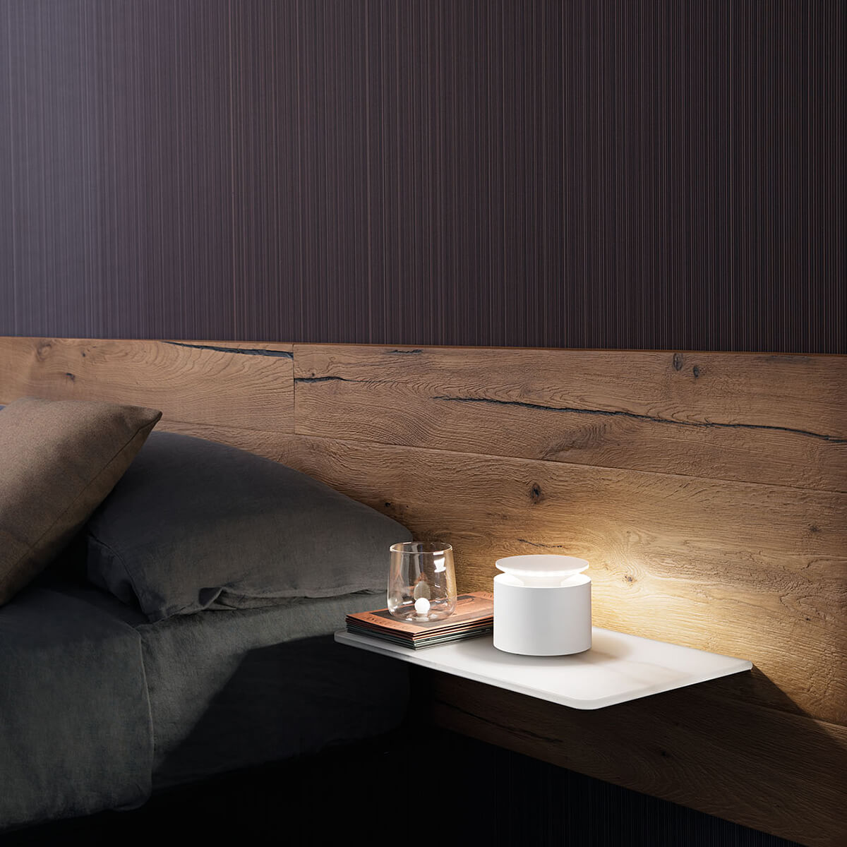 Zafferano AiLati Push-up Pro LED Akkuleuchte, weiß