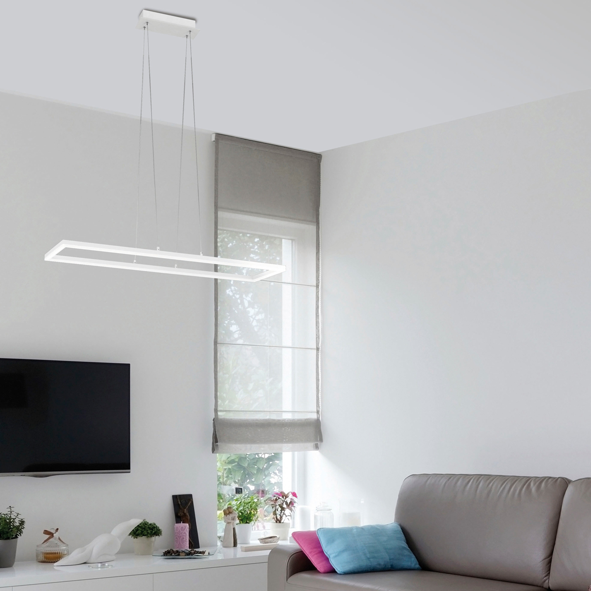 Bard LED Pendelleuchte, rechteckig