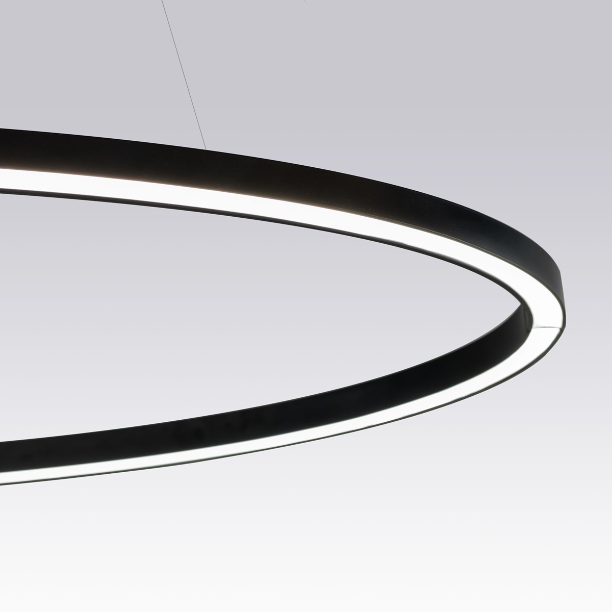 Nemo Ellisse Minor Sospensione, downlight, schwarz