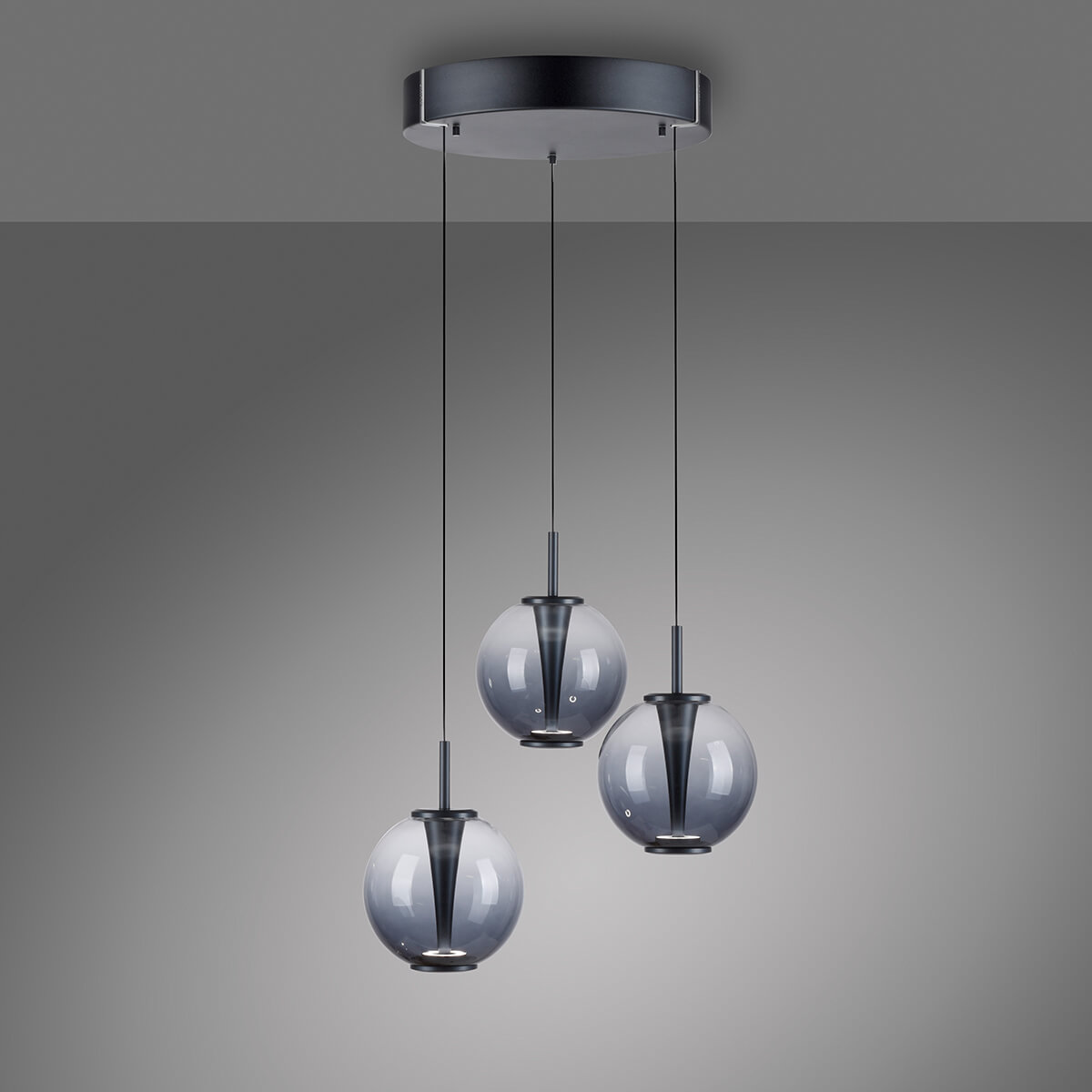 PURE E-Infinity Pendelleuchte mit e-LIFT und CCT
