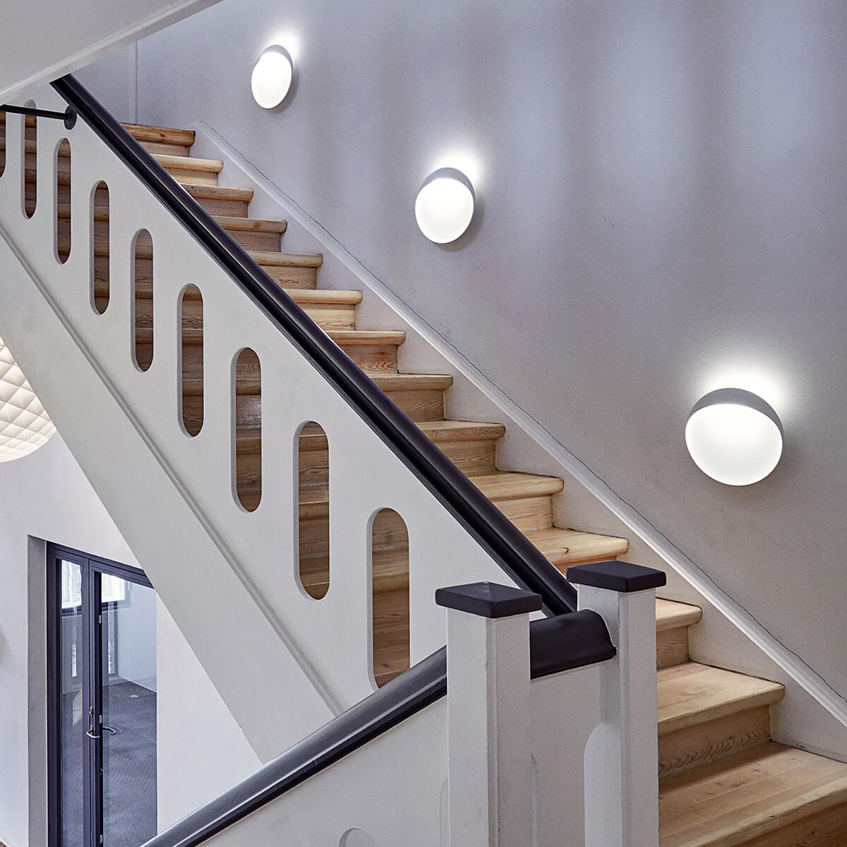 Louis Poulsen Flindt LED Wandleuchte, Ø: 30 cm, weiß