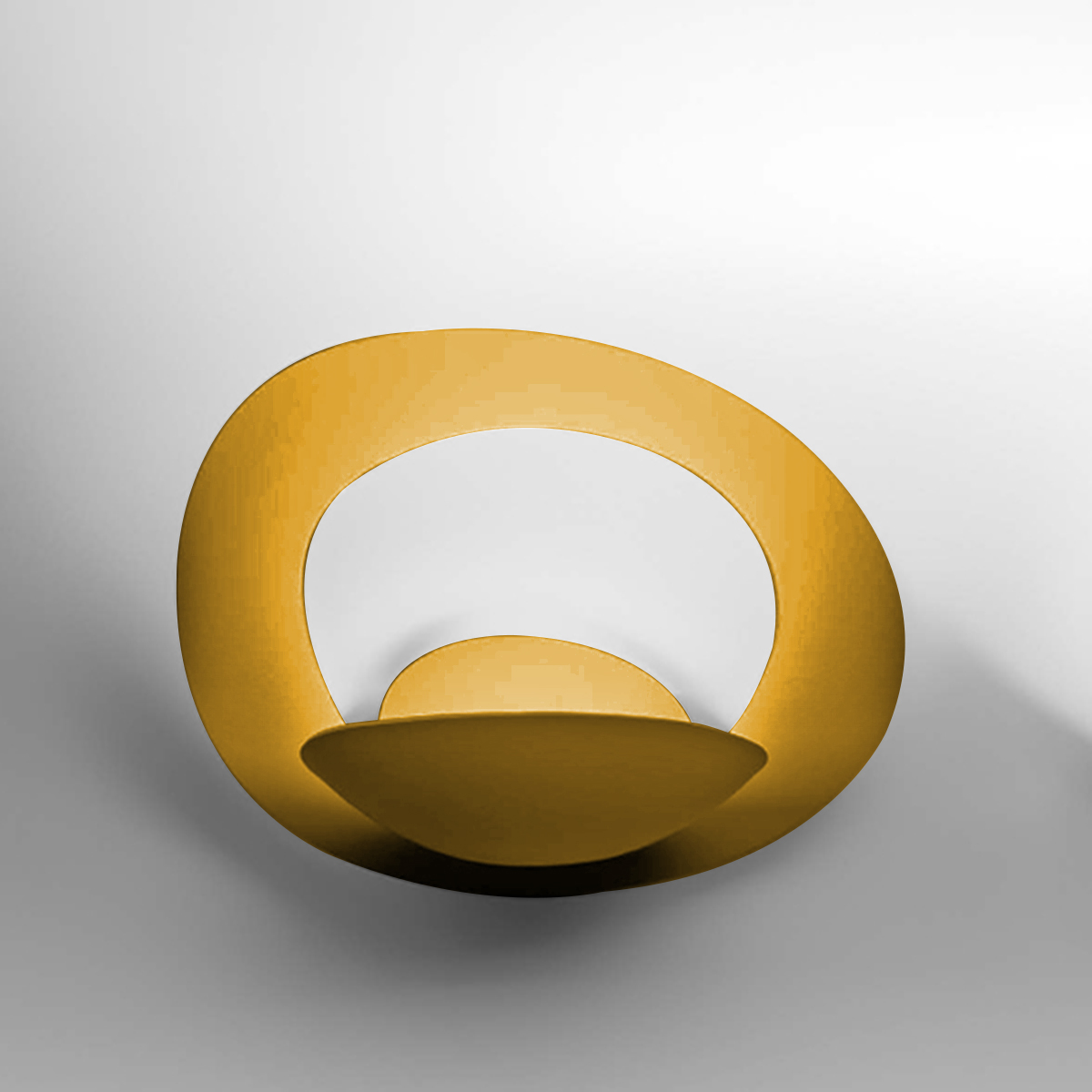 Artemide Pirce Micro Parete LED, golden