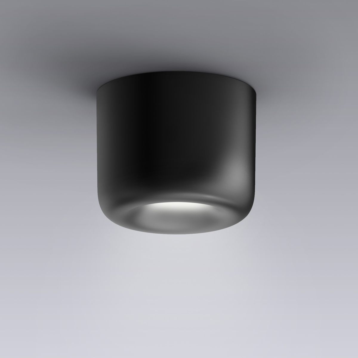 Serien.lighting Cavity Ceiling L LED Deckenleuchte, schwarz