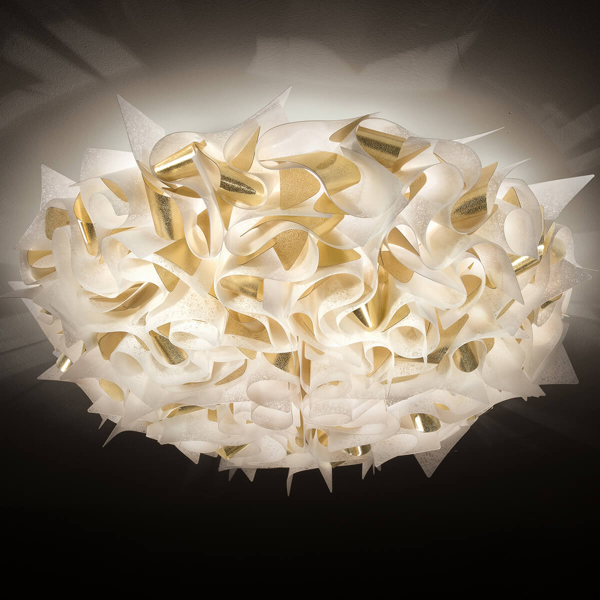 Slamp Veli Aurea Ceiling / Wall, large, weiß / Gold