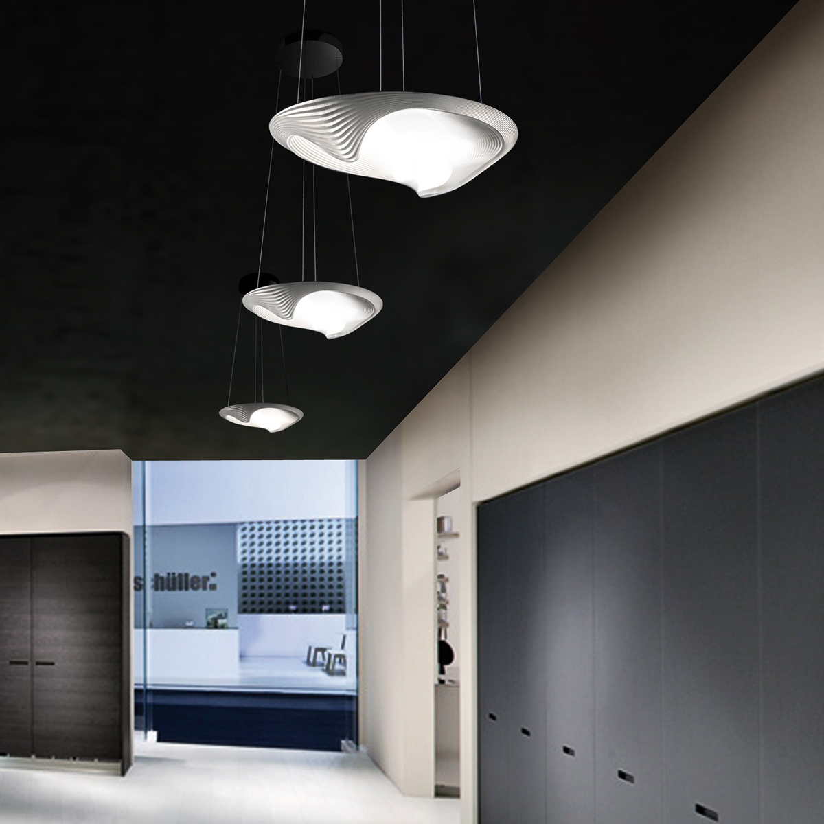 Cini & Nils Sestessa Sospesa LED, weiß