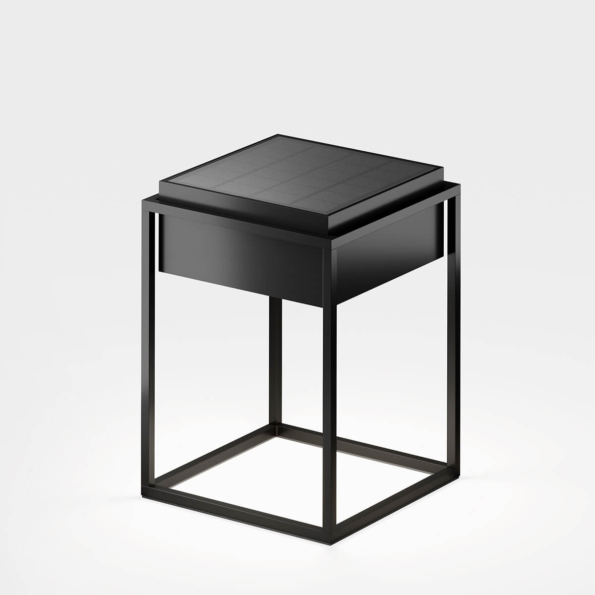 IP44.DE Qua LED Solarleuchte, jet black (schwarz)