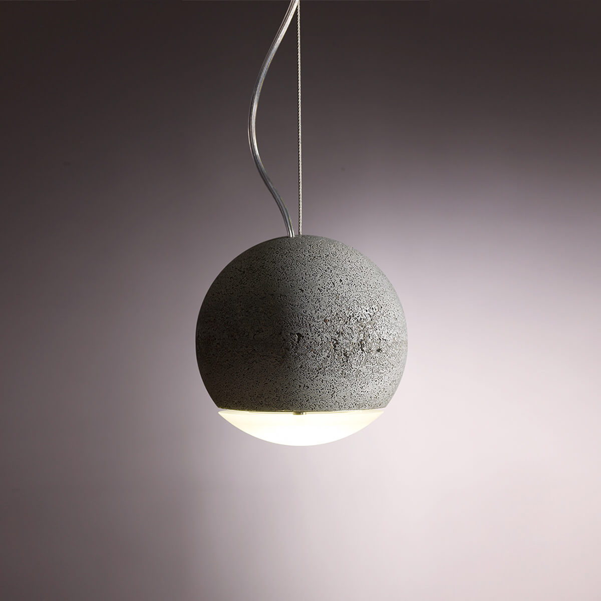 Tecnolumen Trabant Pendelleuchte, Ø: 14 cm, Glaslinse matt