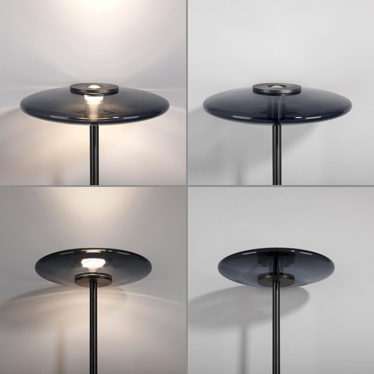 Neuhaus PURE Vitrum LED Stehleuchte, grau