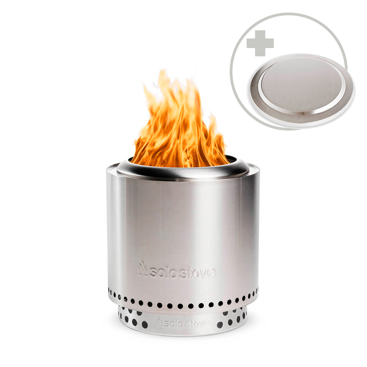 Solo Stove Ranger 2.0 Feuerschale mit Standfuß, inkl. Deckel, Edelstahl Ranger 2.0 Feuerschale mit Standfuß, inkl. Deckel