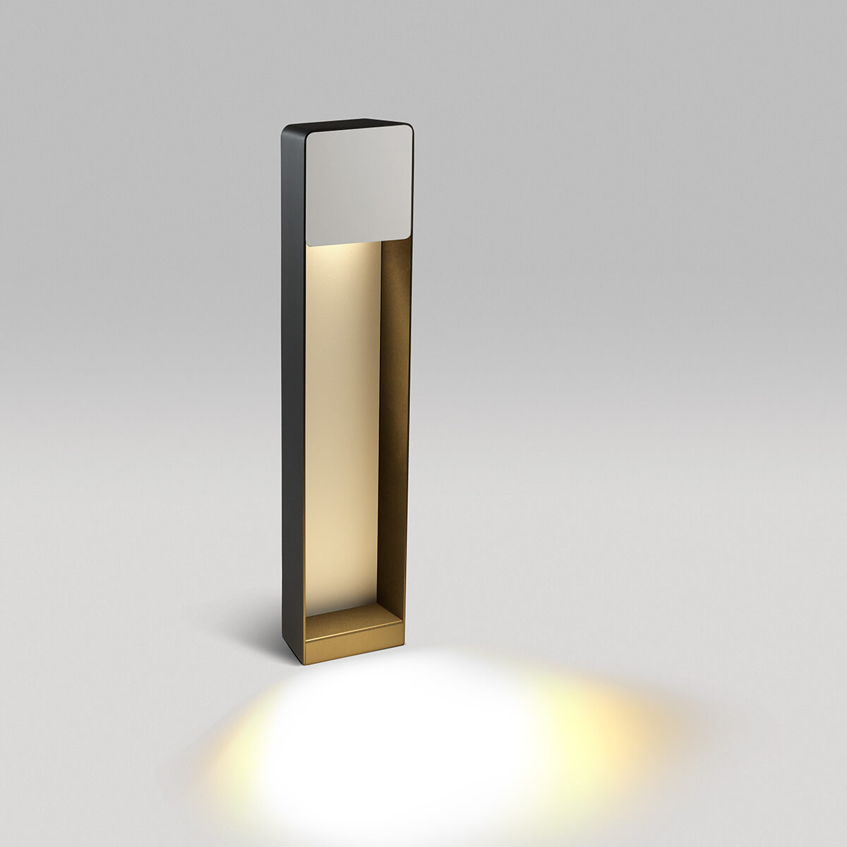 Marset Lab B 60 LED Stehleuchte, grafitgrau / weiß
