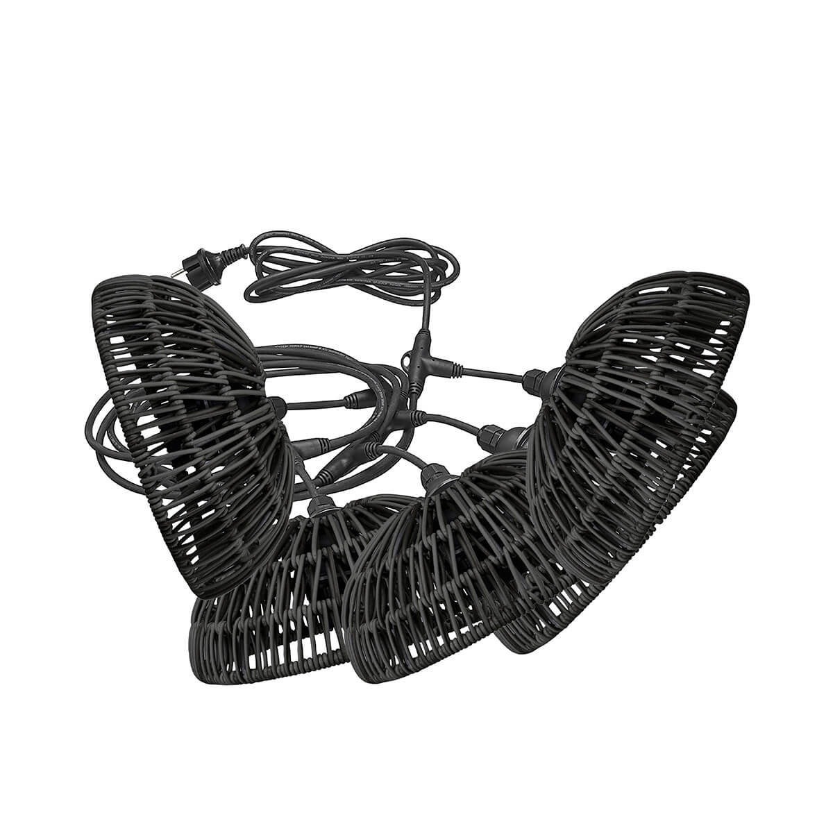 PR Home Hue Outdoor Lichterkette, schwarz