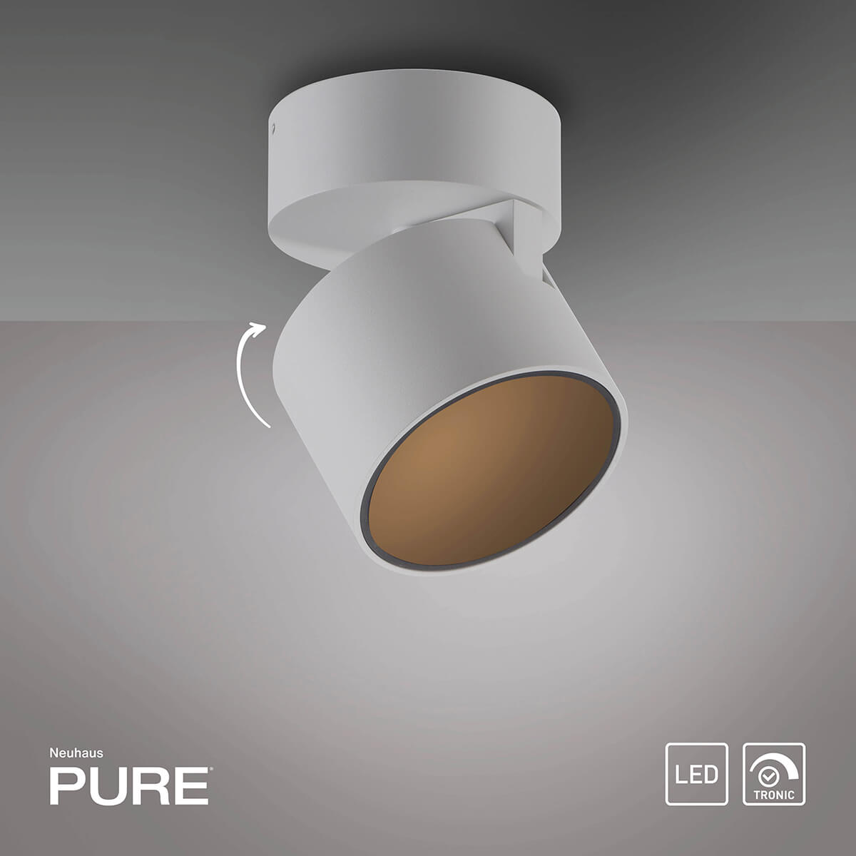 PURE Cup LED Deckenleuchte