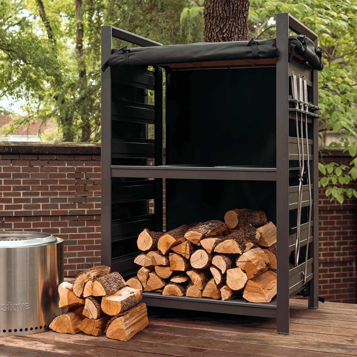 Solo Stove Station Unterstand, schwarz