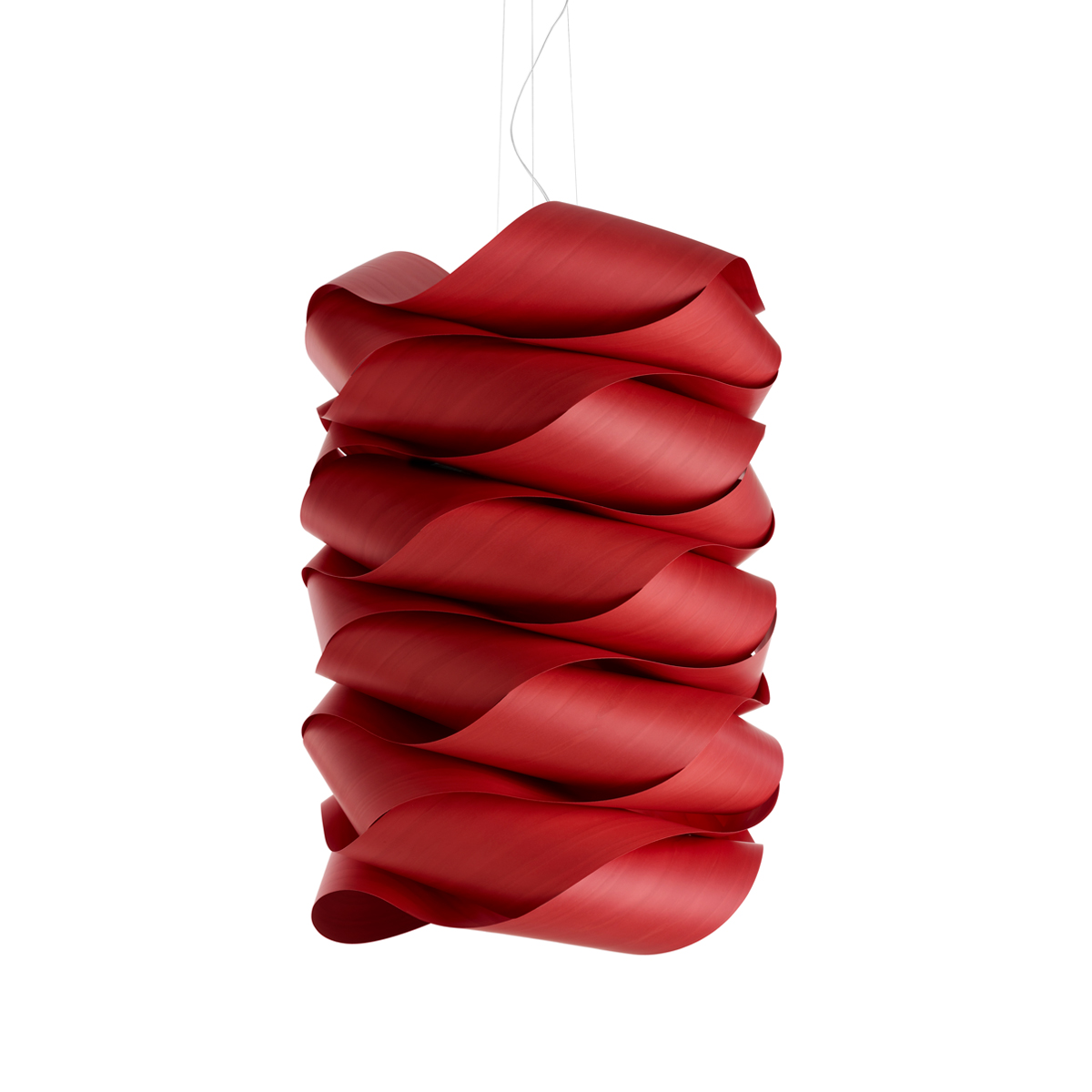 LZF Lamps Link Chain 3 Pendelleuchte, rot