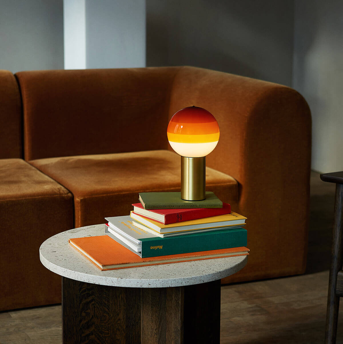 Marset Dipping Light Portable LED Akkuleuchte, Schirm: amber