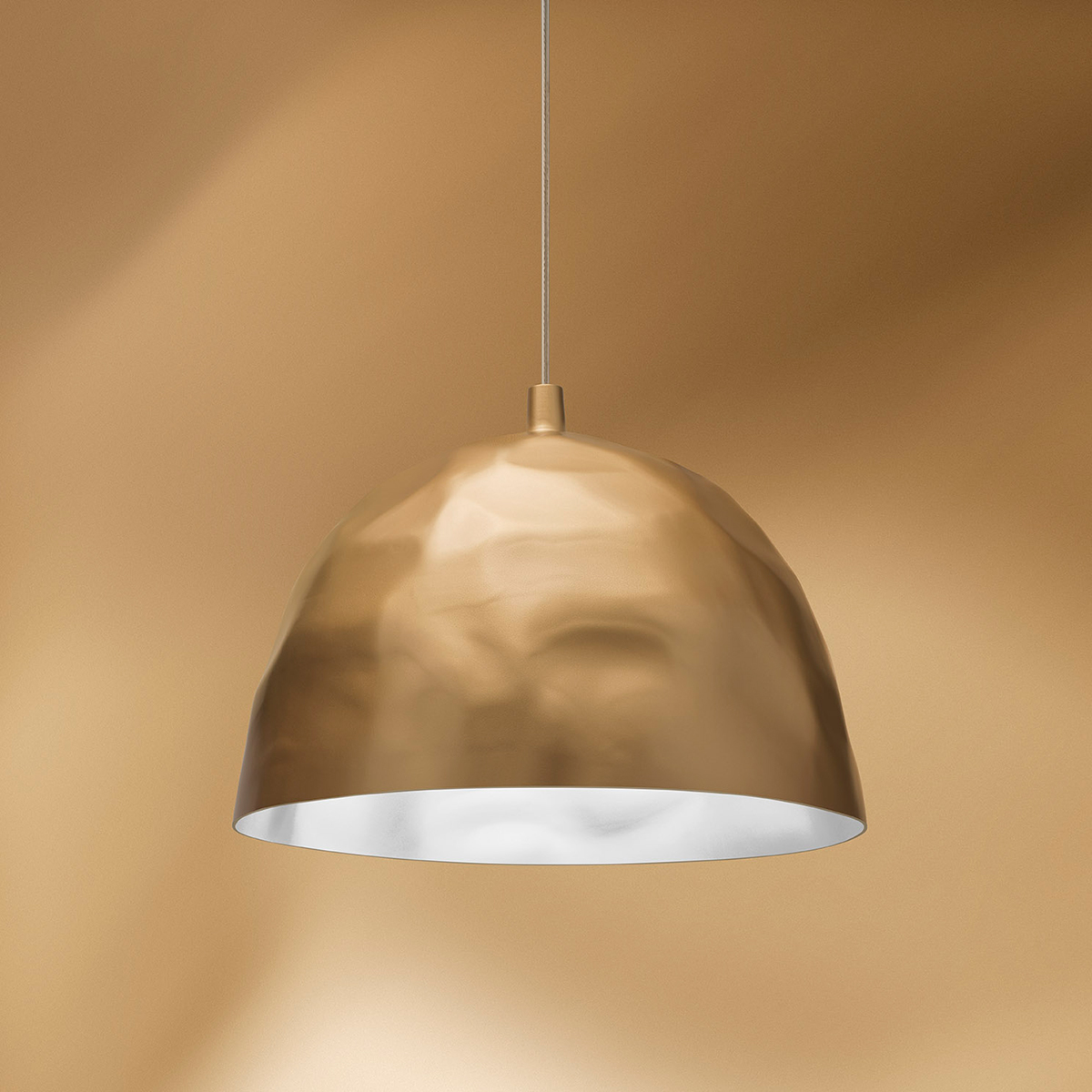 Foscarini Bump Sospensione, oro (golden)