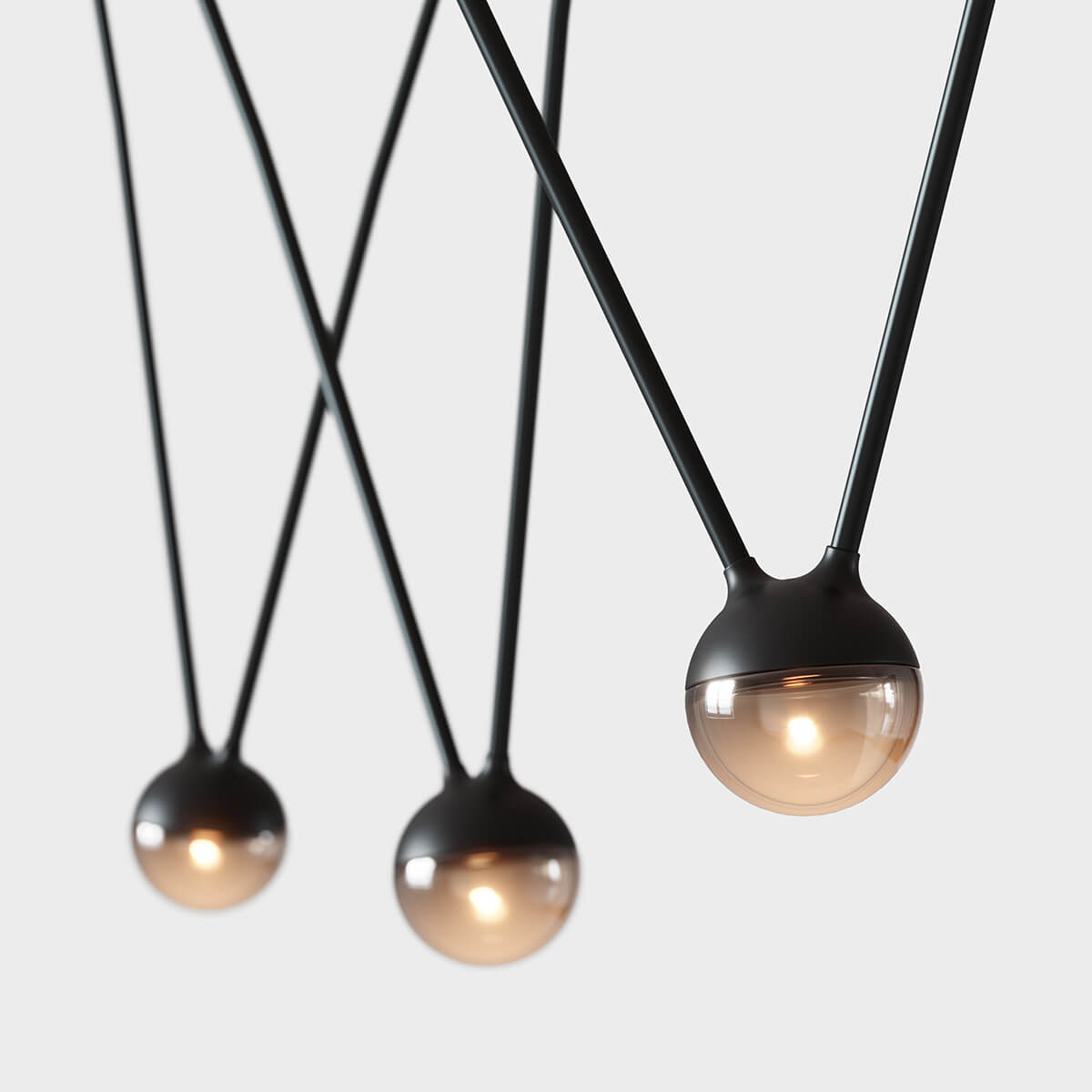 IP44.DE Cherry bubbls LED Akku-Lichterkette, black (schwarz)