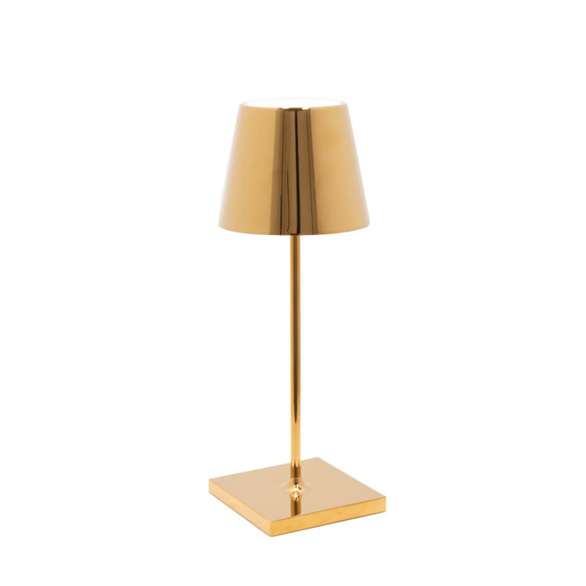Zafferano AiLati Poldina Mini Pro LED Akkuleuchte, Gold glänzend