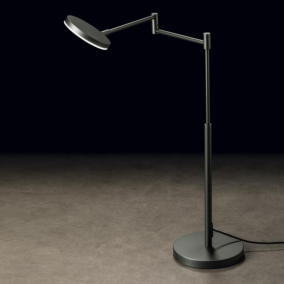Holtkötter Plano T LED Tischleuchte, Platin
