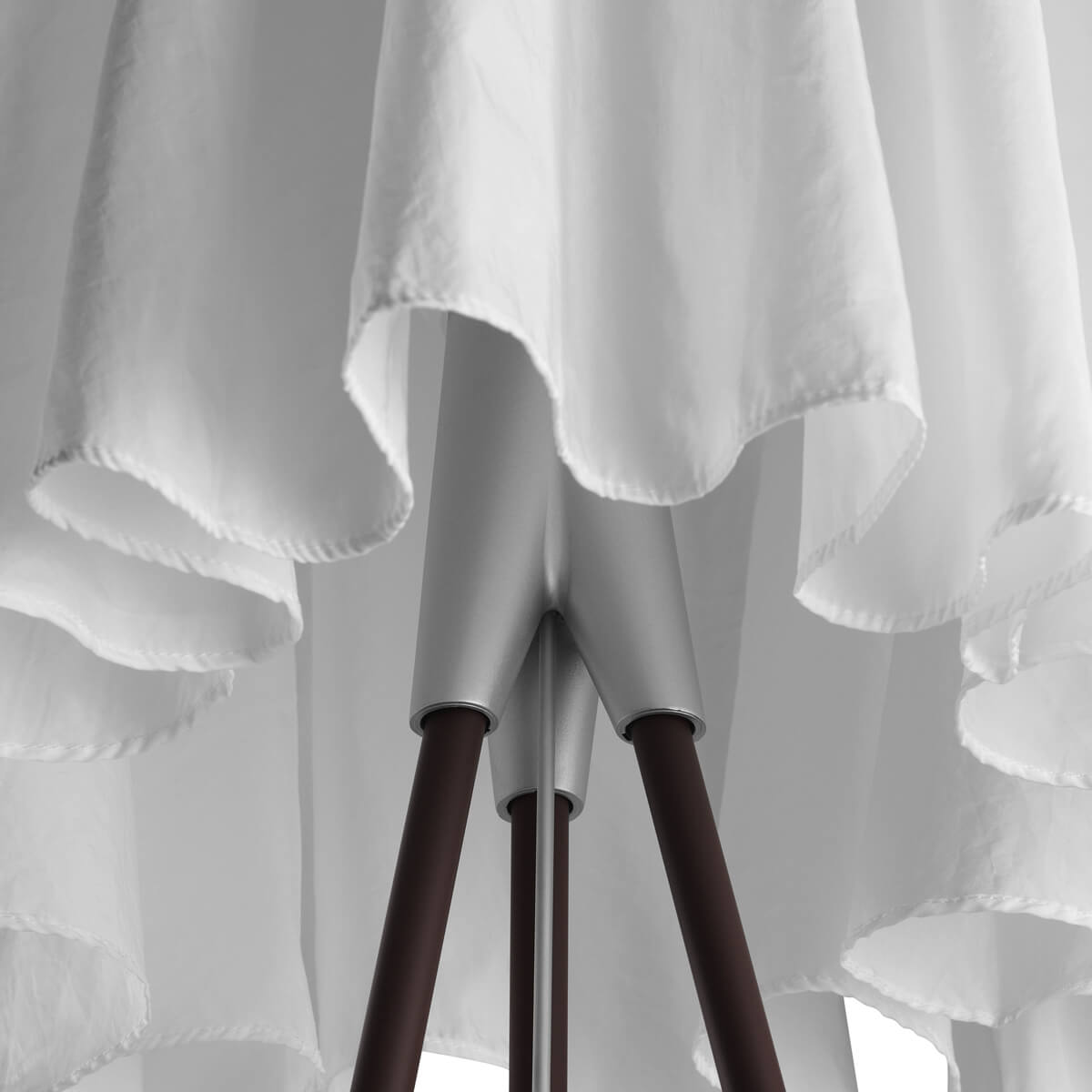 Flos Rosy Angelis Stehleuchte, grau (ausgeschaltet)