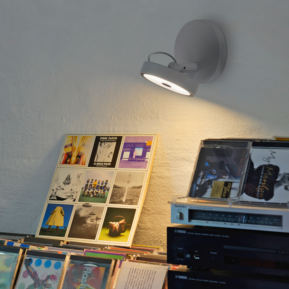 Belux U-Turn-24 LED Wandleuchte, telegrau