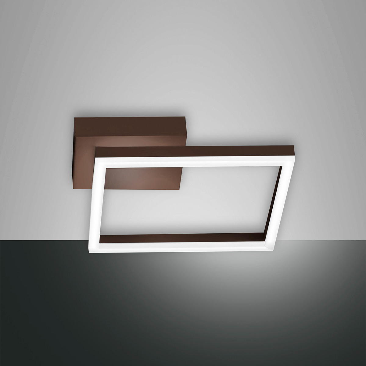 Fabas Luce Bard 3394-21 LED Wand- / Deckenleuchte, rostbraun