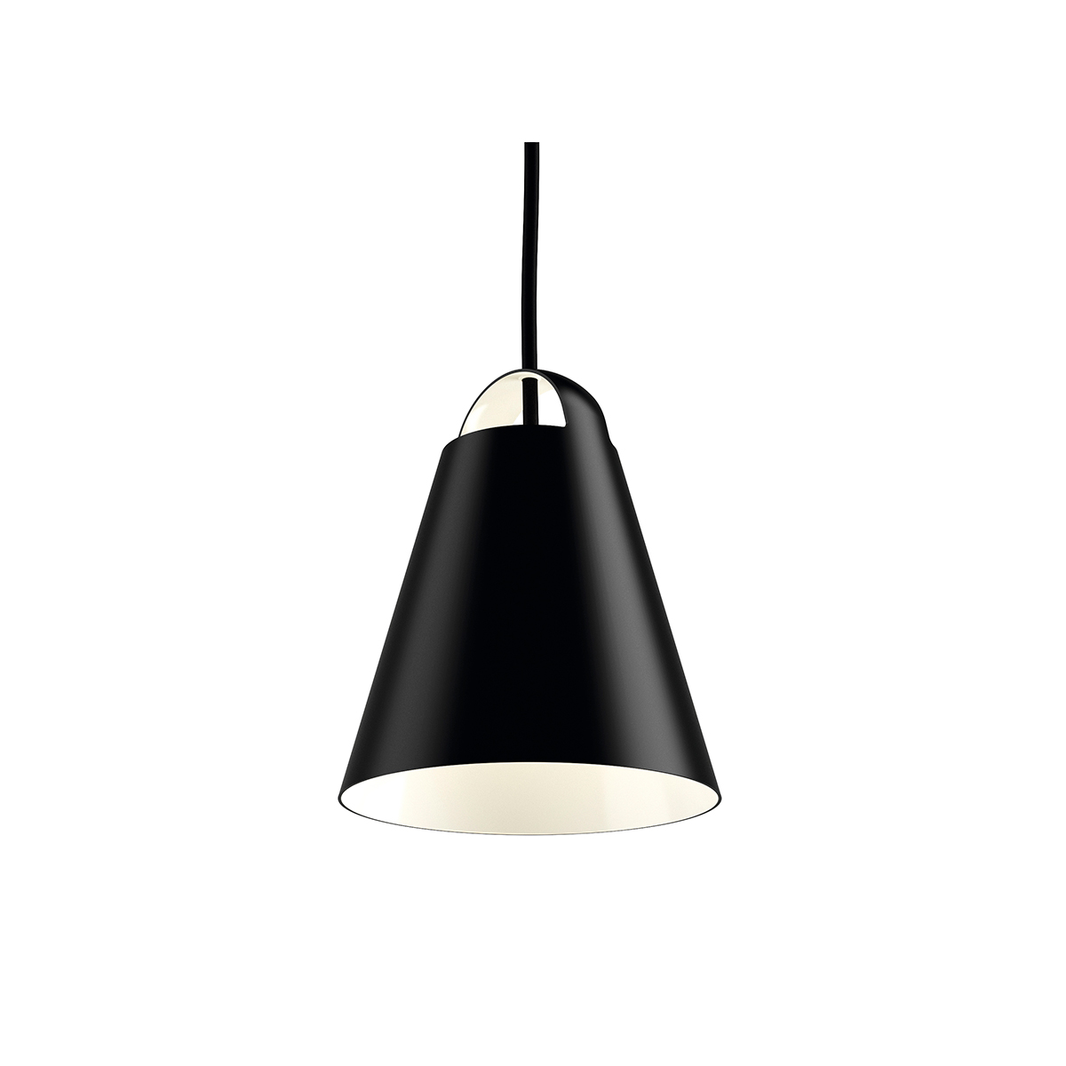 Louis Poulsen Above Pendelleuchte, Ø: 17,5 cm, schwarz