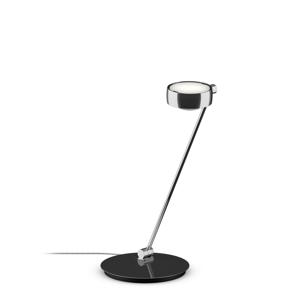 Occhio Sento E tavolo LED Tischleuchte, 60 cm, 2700 K, Ausrichtung: links vom Objekt, Chrom