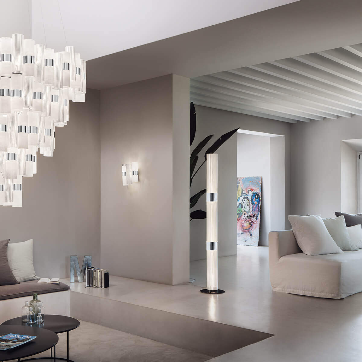 Slamp La Lollo Floor, prisma / Silber