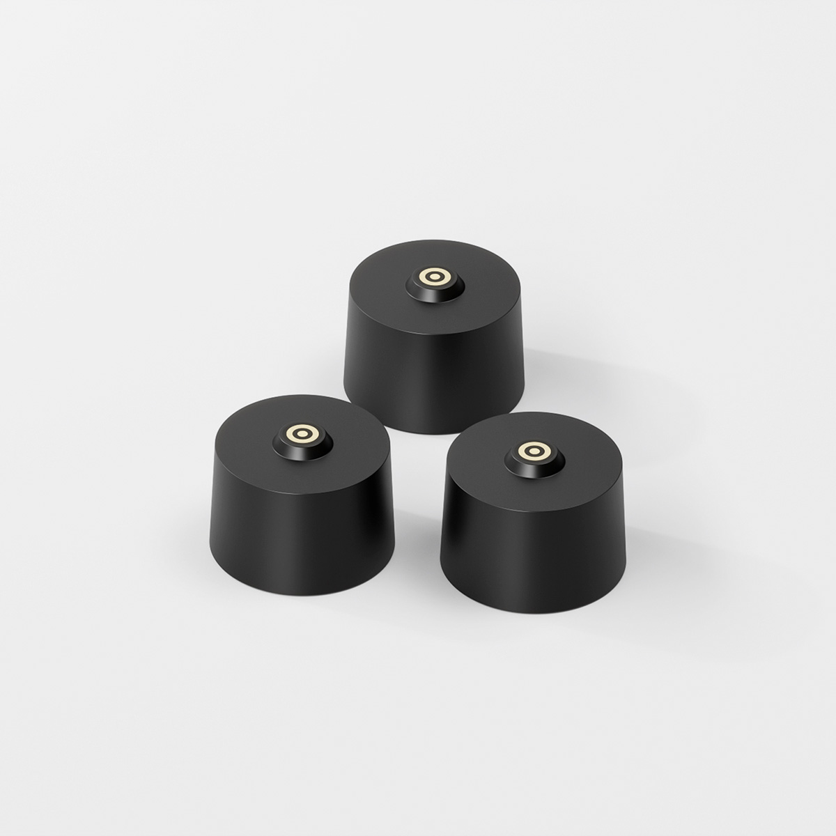 IP44.DE Spacer Lix für Multi-Charging Base, 3er-Set, schwarz Spacer Lix für Multi-Charging Base, 3er-Set