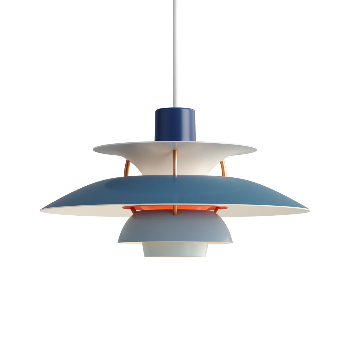Louis Poulsen PH 5 Mini Pendelleuchte, Hues of Blue (blau)