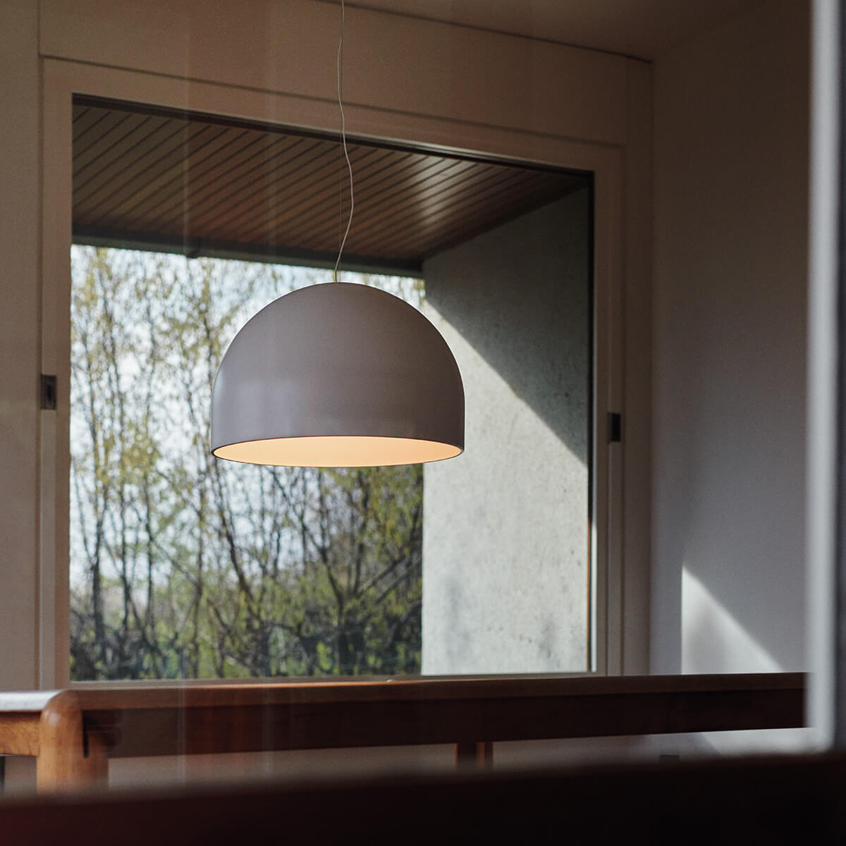 Flos My Dome Pendelleuchte, weiß matt