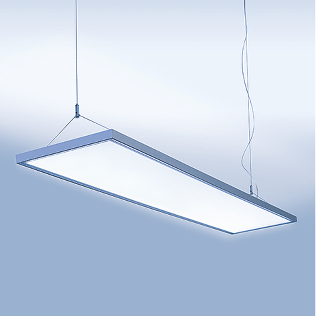 Lightnet Cubic-P1 Superflat Pendelleuchte, Aluminium natureloxiert