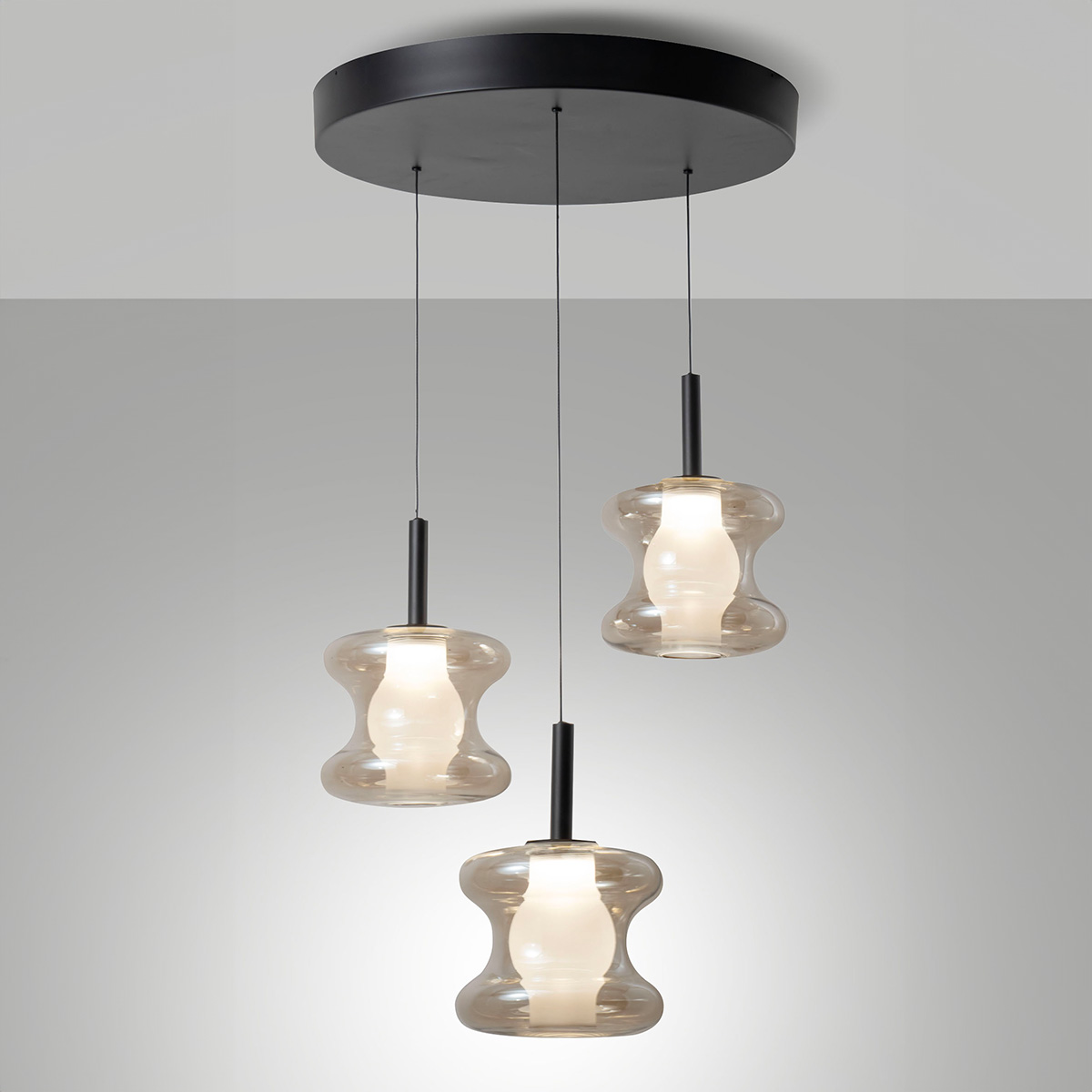 Frua LED Pendelleuchte, mit Rondell