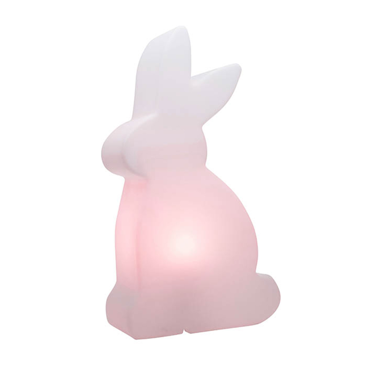 8 seasons design Shining Rabbit RGB LED Dekoleuchte, Höhe: 50 cm, weiß (farbiges Licht)