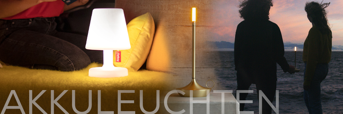 Kategoriebanner Akkuleuchten Edison und Wick Kategoriebanner Akkuleuchten Edison und Wick