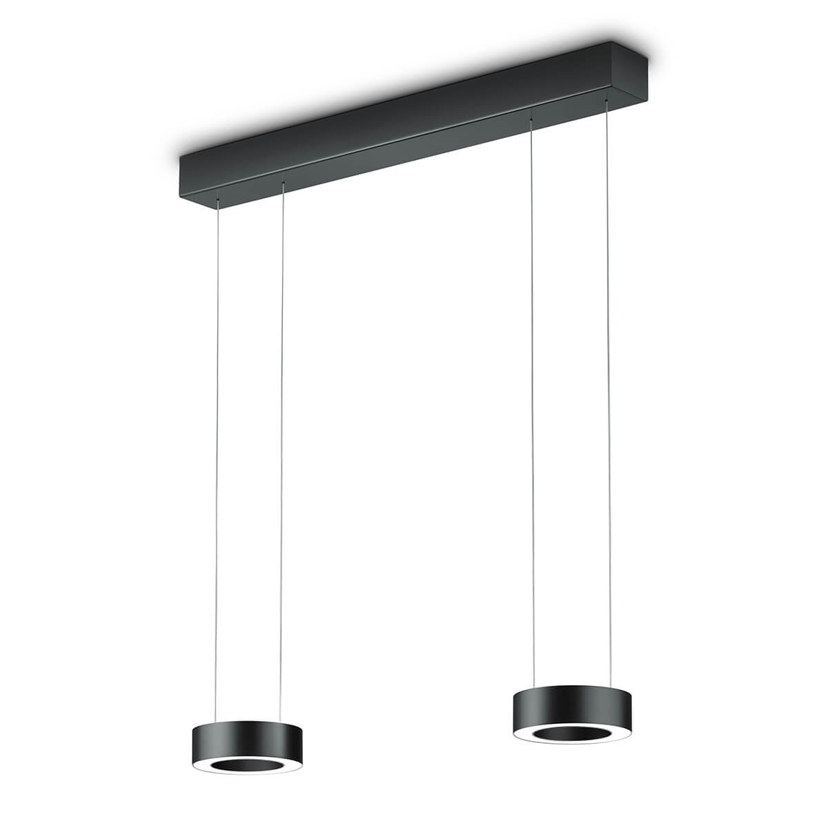 Knapstein Zera-2 LED Pendelleuchte, schwarz