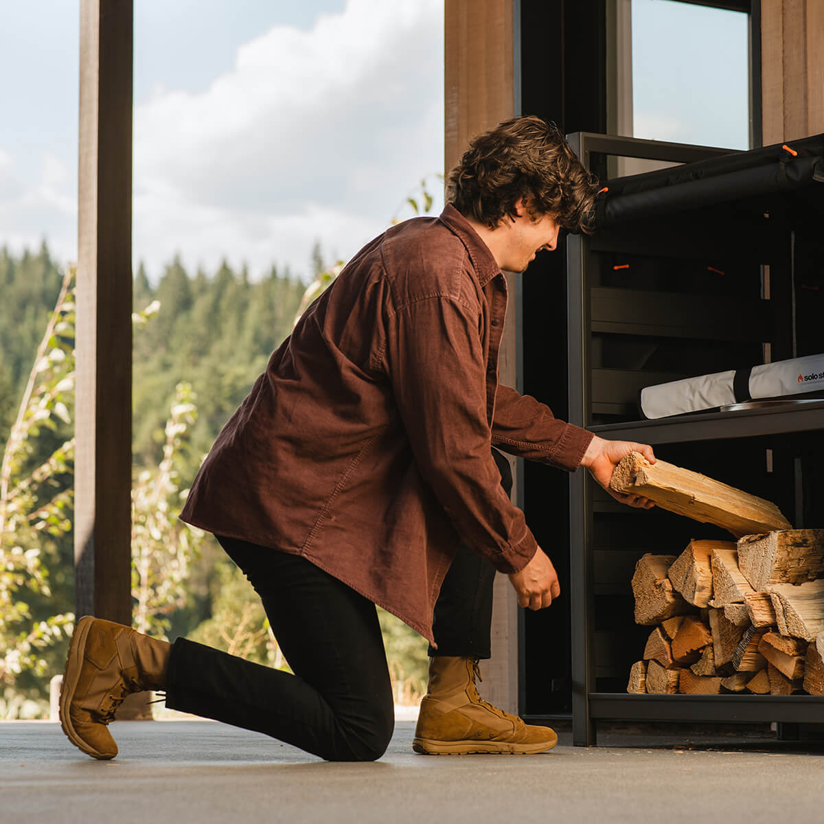 Solo Stove Station Unterstand, schwarz