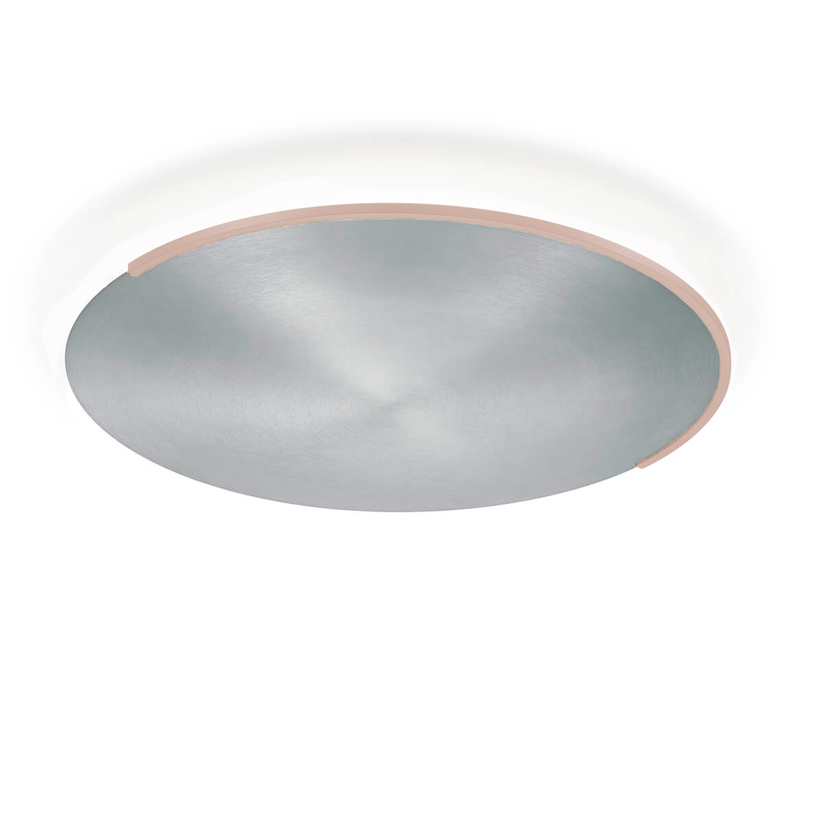 Knapstein Astra-C-60 LED Wand- / Deckenleuchte, mit Casambi, mattnickel / sand metallic