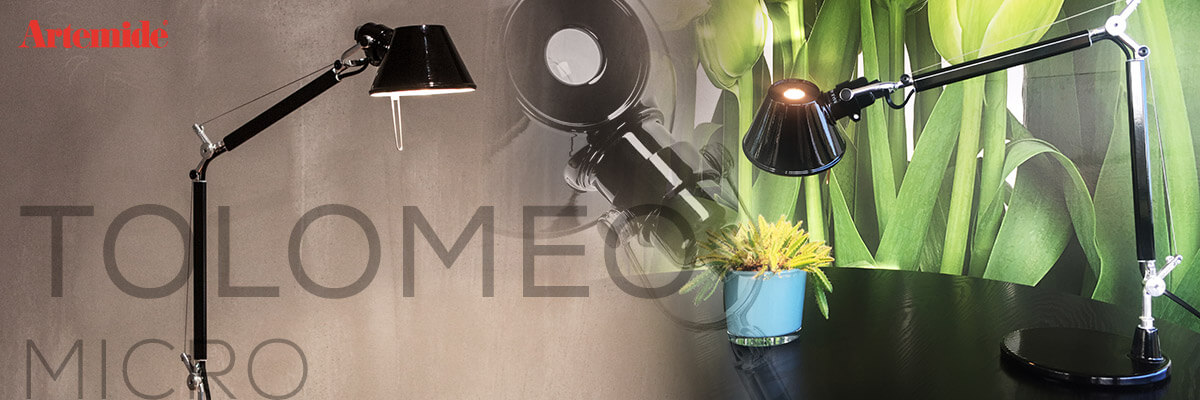 Kategoriebanner Marke Artemide Tolomeo Micro