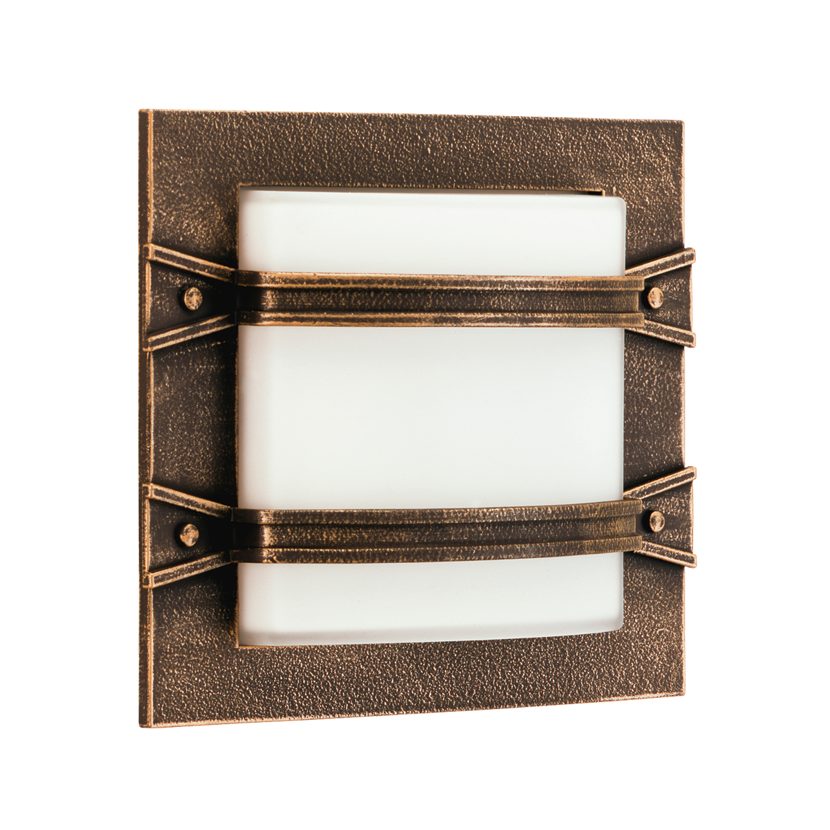 Albert Leuchten 6262 Außenwandleuchte, braun-messing