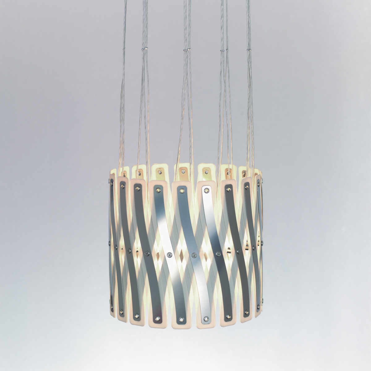 Serien.lighting Zoom Pendelleuchte, 1 Element Ø: 20–130 cm, 20-flg.