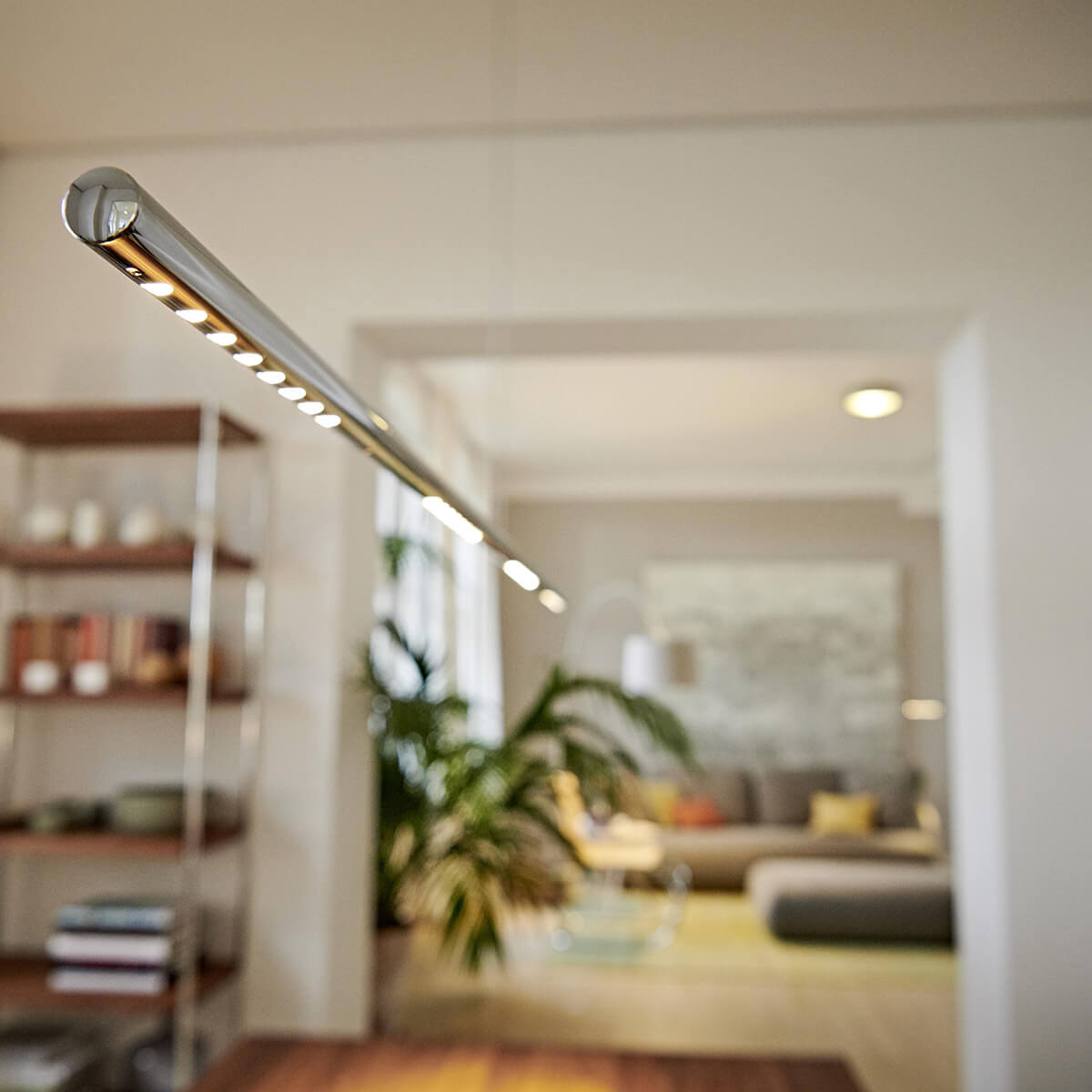 Tecnolumen Lum 135 LED Pendelleuchte, Chrom