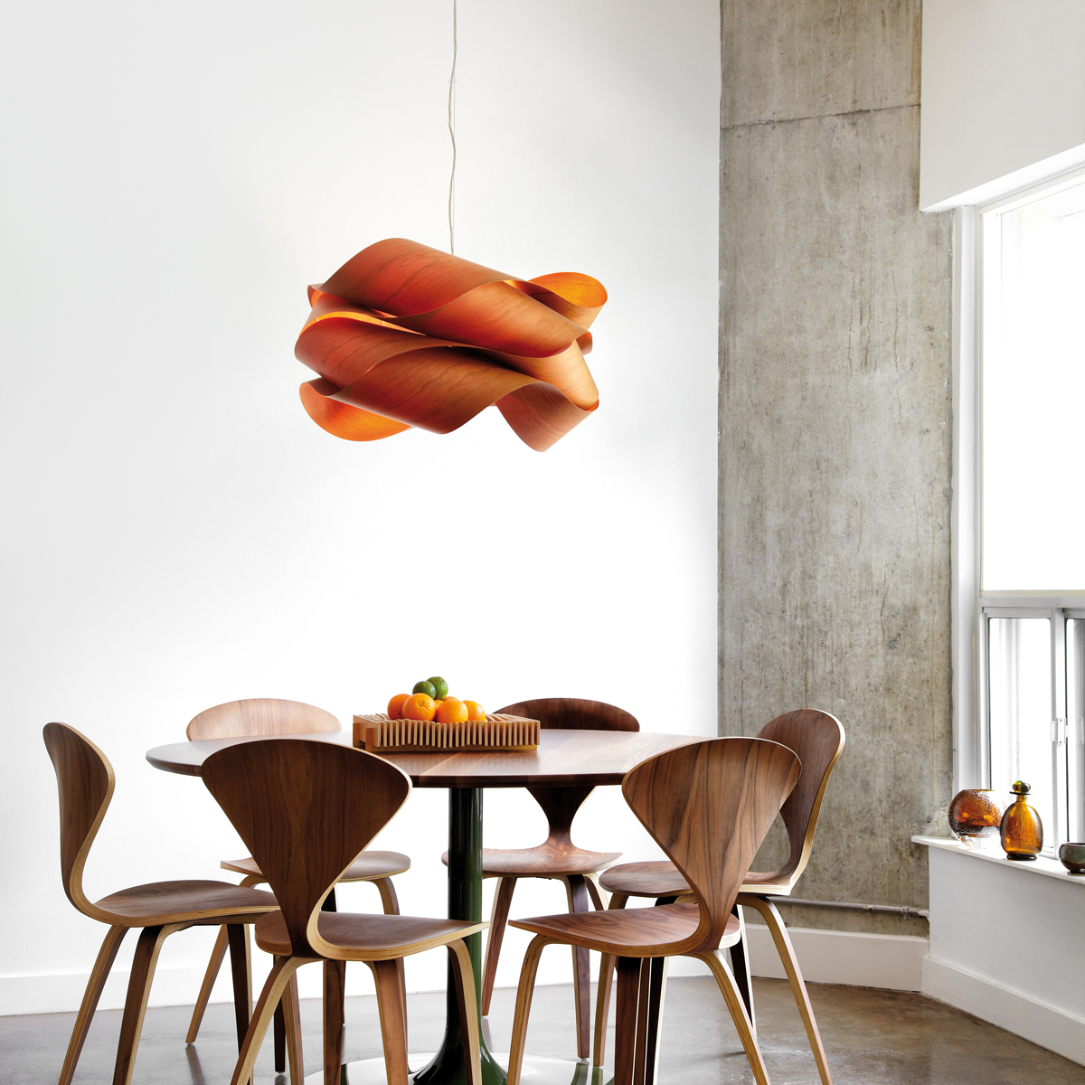 LZF Lamps Link Large Pendelleuchte, Kirsche (transparente Zuleitung auf Anfrage möglich)