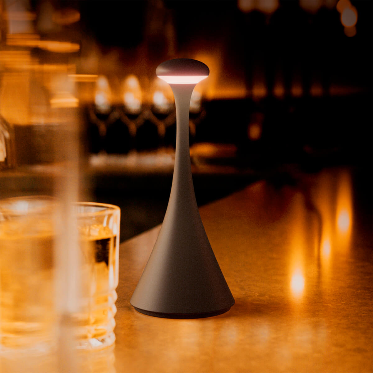 Sigor Nudrop mini LED Akkuleuchte, nachtschwarz